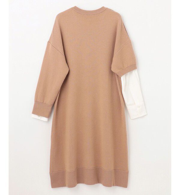 Diagram「シャツレイヤードニットワンピース」|ワンピース|