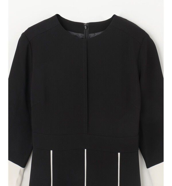 Grace Class「バイカラーラインドレス」|ワンピース|