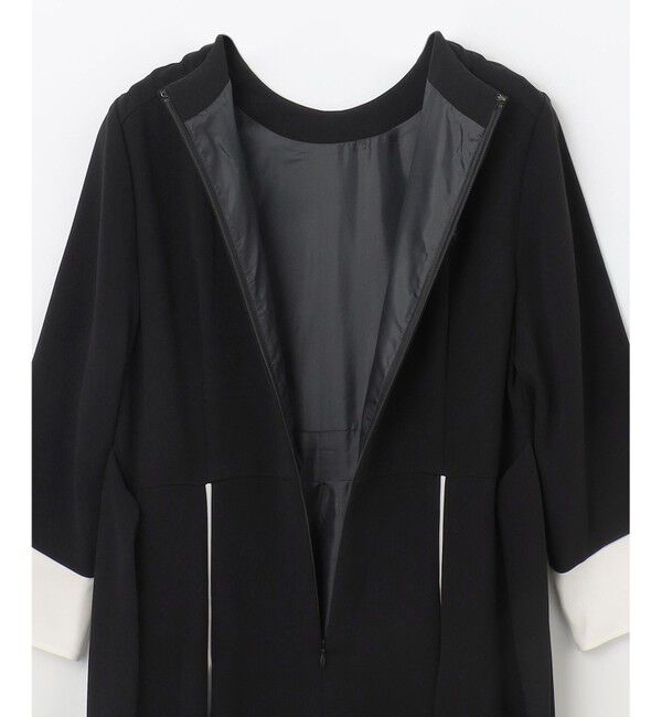 Grace Class「バイカラーラインドレス」|ワンピース|