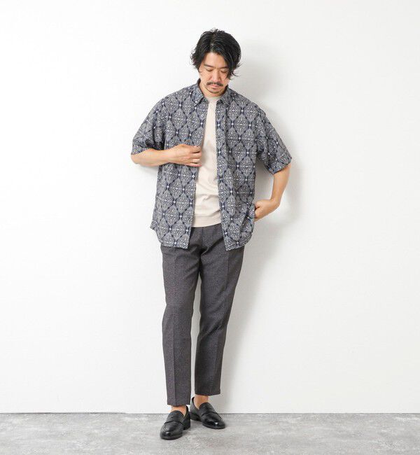 NOLLEY'S goodman「【DotAir】吸水速乾 総柄BDシャツ 25SS」|シャツ・ブラウス|