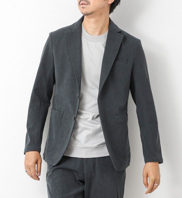NOLLEY'S goodman「《ビジカジ/セットアップ対応》トリコットコーデュロイ ストレッチ イージーJK 25AW」|テーラードジャケット|