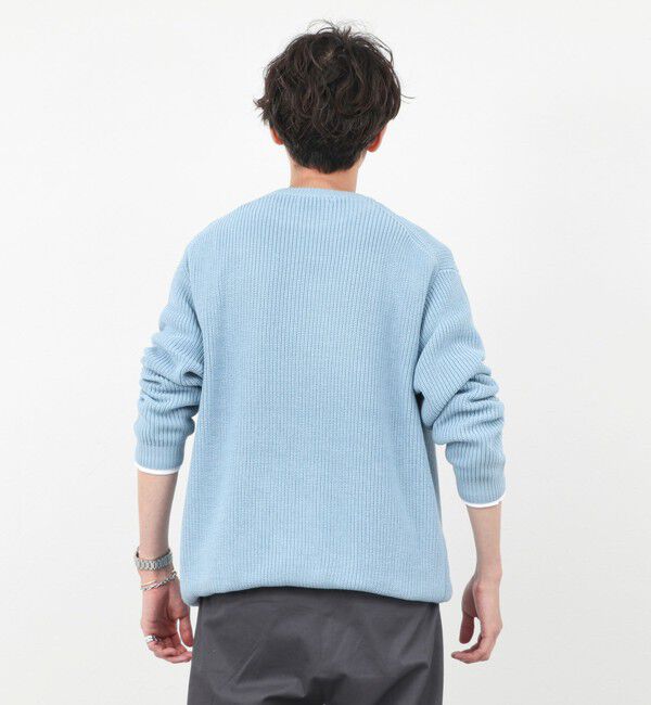 NOLLEY'S goodman「《2点セット》ウォッシャブル/抗菌加工 片畦7Gプルオーバー(ロンT付) 25AW」|ニット・セーター|