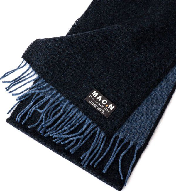 NOLLEY'S goodman「【MAC.N/マックエヌ】Lambswool Dual Scarf 25」|ストール|
