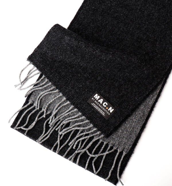 NOLLEY'S goodman「【MAC.N/マックエヌ】Lambswool Dual Scarf 25」|ストール|
