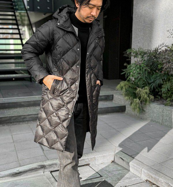 NOLLEY'S goodman「【TAION/タイオン】CITY PACKABLE HOOD LONG DOWN JKT 25AW」|ダウン|