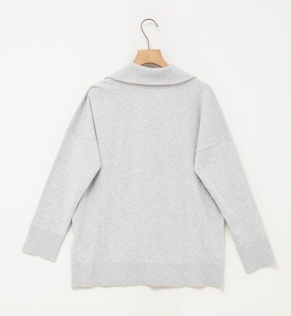 Rie Miller「《手洗い可能》ハーフZIPプルオーバー」|ニット・セーター|