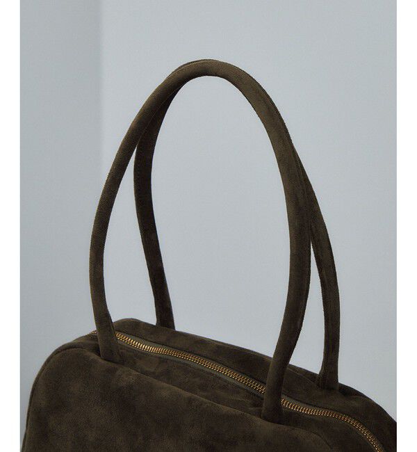 SALON adam et rope'「【WEB限定】スウェードソフトミドルボストン」|ボストンバッグ|