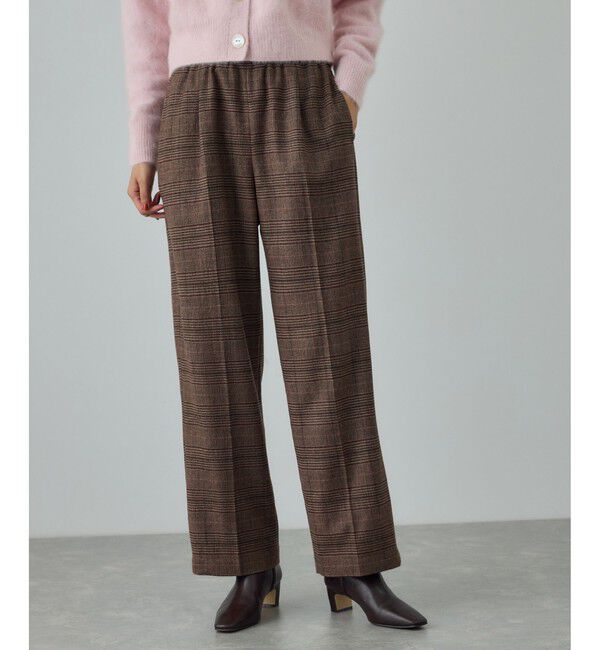 ROPE「ウールフランネルタックイージーパンツ/イージーケア・セットアップ対応」|チノ|