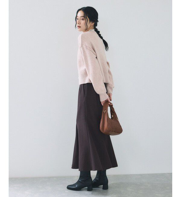 VIS「ハートアソートパール釦ラメミックスカーディガン/イージーケア・一部WEB限定カラー」|カーディガン|