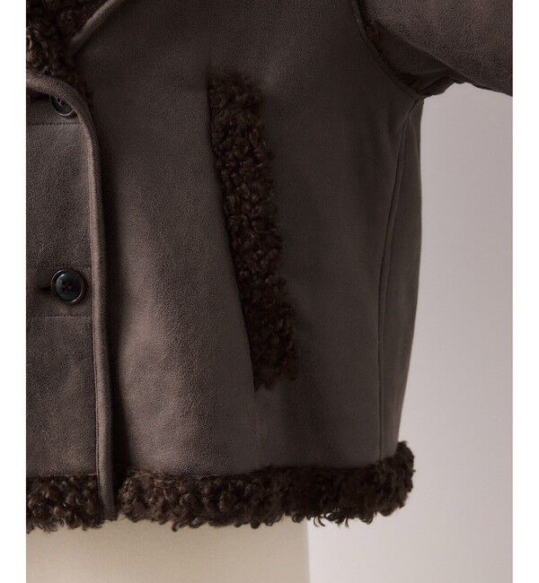 VIS「フェイクムートンジャケット」|ブルゾン・スタジャン|