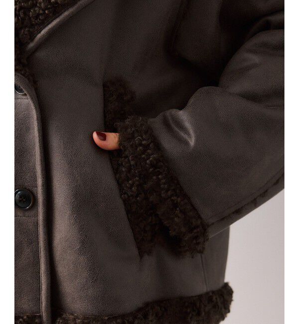 VIS「フェイクムートンジャケット」|ブルゾン・スタジャン|