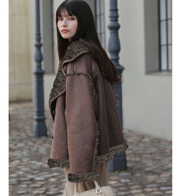 VIS「フェイクムートンジャケット」|ブルゾン・スタジャン|