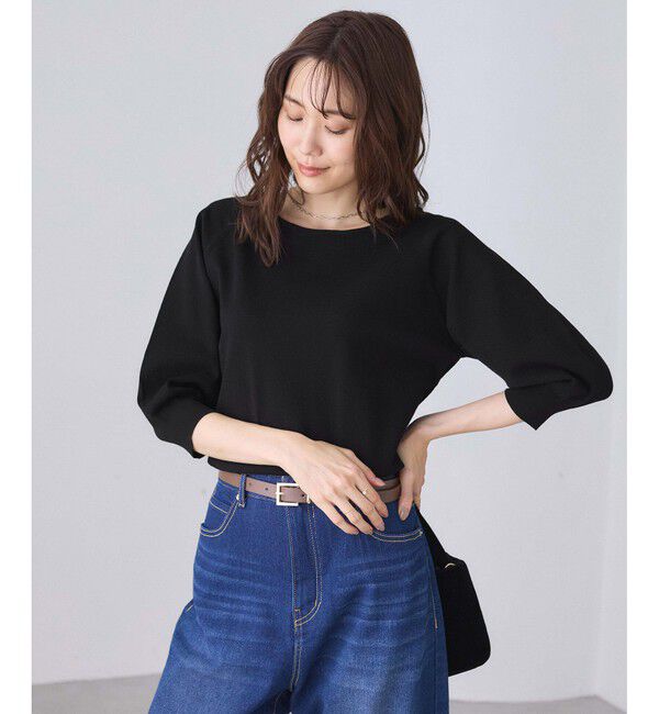 Rope&rsquo;Picnic「フォルムスリーブニット」|ニット・セーター|