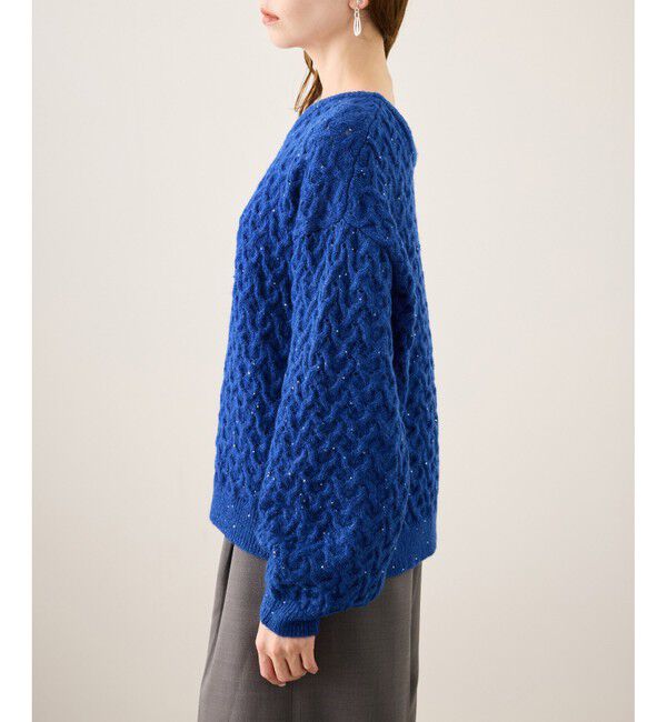 Rope&rsquo;Picnic「ミニフラワースパンコールニット」|ニット・セーター|