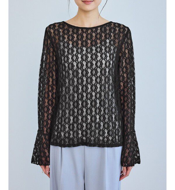 Rope&rsquo;Picnic「ベルスリーブレースカットトップス」|Tシャツ・カットソー|