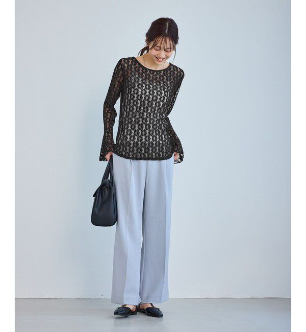 Rope&rsquo;Picnic「ベルスリーブレースカットトップス」|Tシャツ・カットソー|