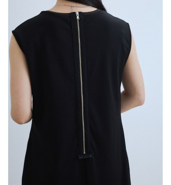 ADAM ET ROPE'「【WEB限定】バイカラーノースリーブワンピース」|ワンピース|