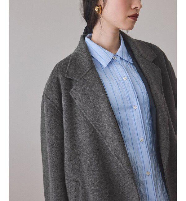ADAM ET ROPE'「Super120&rsquo;sリバージャケットコート」|テーラードジャケット|