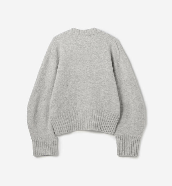 UNFIL「UNFIL | ラムズウール クルーネックニットプルオーバー WOMEN」|ニット・セーター|