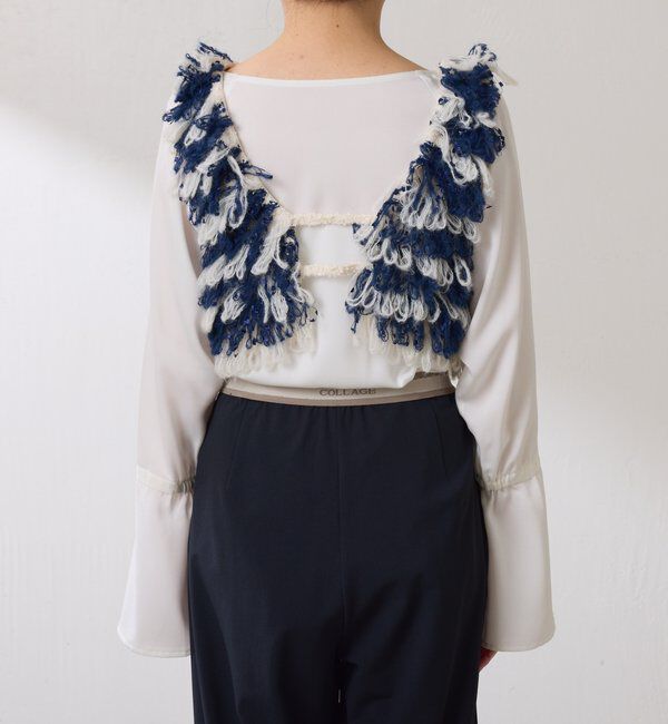  「クロップドニットベスト」|ニット・セーター|