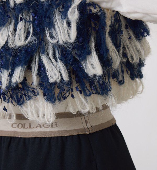  「クロップドニットベスト」|ニット・セーター|