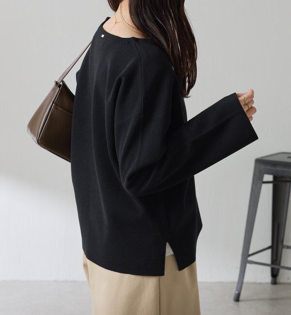  「Vネックバスクニット」|ニット・セーター|