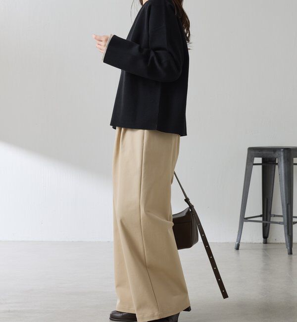  「Vネックバスクニット」|ニット・セーター|