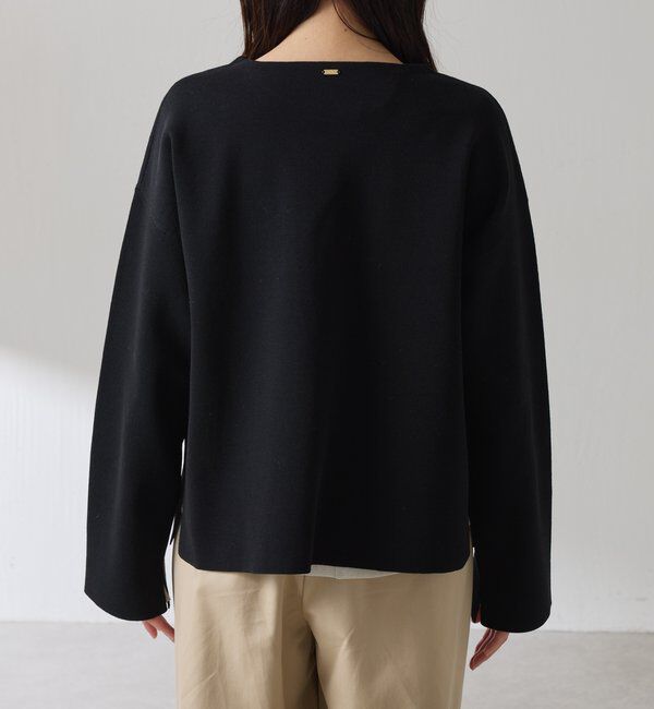  「Vネックバスクニット」|ニット・セーター|