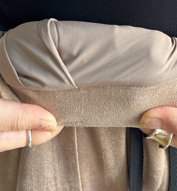  「スウェードタックパンツ」|チノ|