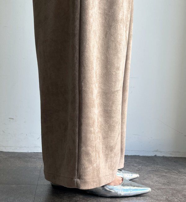  「スウェードタックパンツ」|チノ|