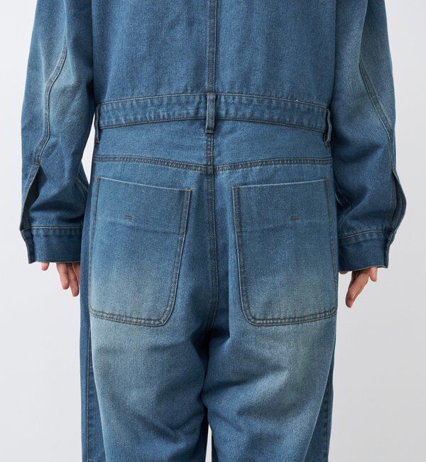  「【一枚で決まる】デニムジャンプスーツ」|ワンピース|