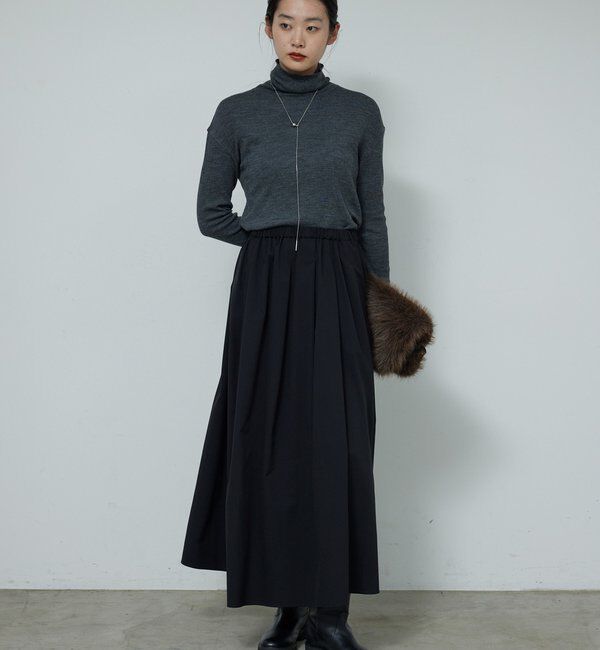  「【新色を加えてリバイバル】リブタートルカットソー」|Tシャツ・カットソー|