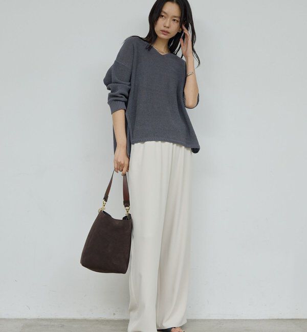  「【即戦力パンツ】【3サイズ展開】ワイドイージーパンツ」|チノ|