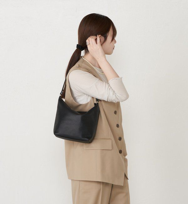  「ソフトレザーシンプルショルダーバッグ 」|ショルダー・メッセンジャー|