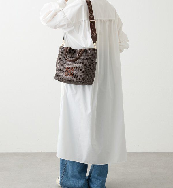  「ナイロンラフィア2WAYトートバッグ」|トートバッグ|