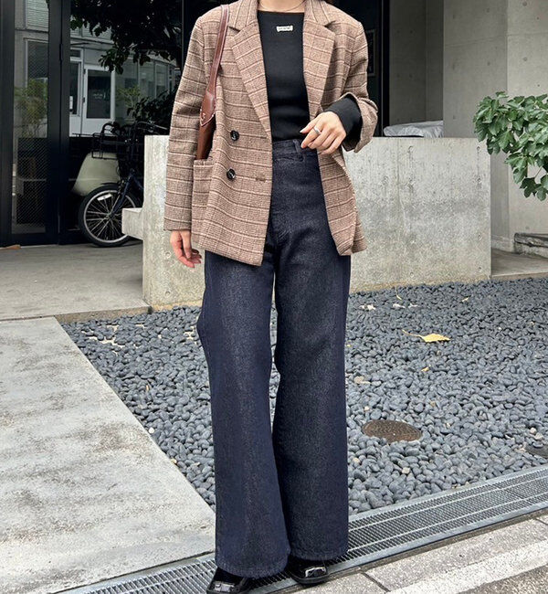  「【新色ブルー登場！】フレアデニム」|デニム|