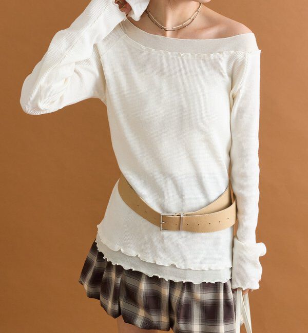  「シアーレイヤードロンT」|Tシャツ・カットソー|