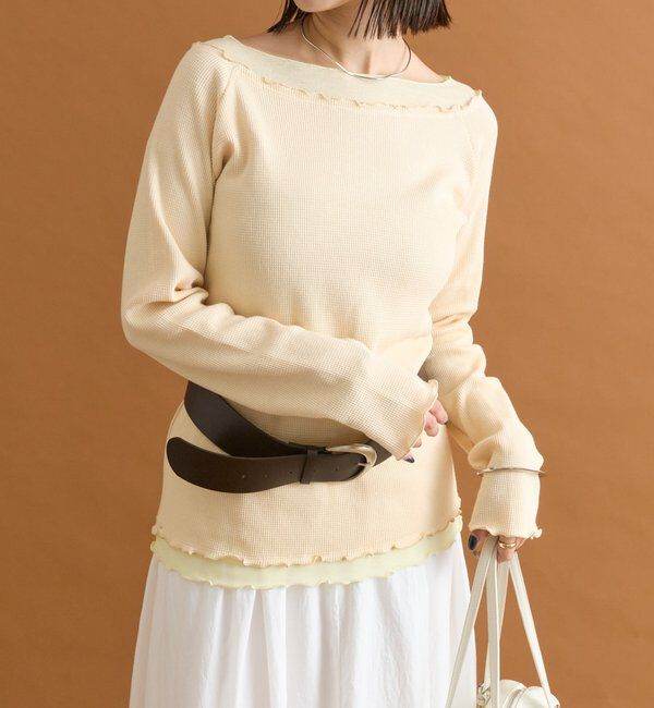  「シアーレイヤードロンT」|Tシャツ・カットソー|