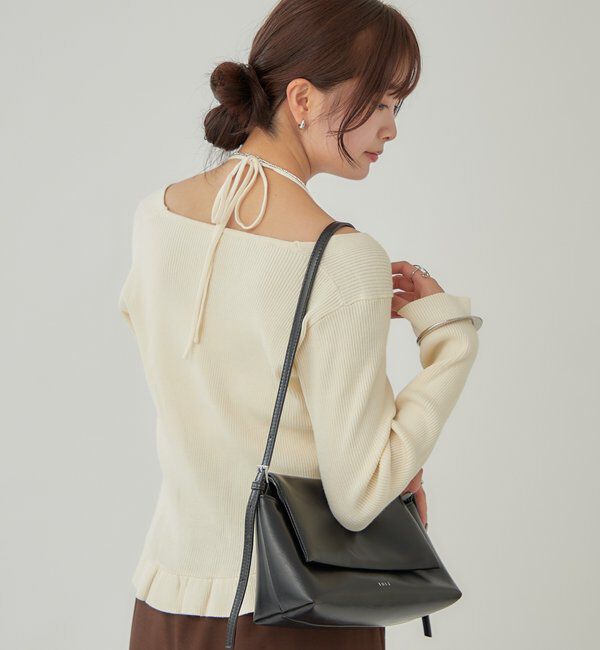  「ペプラムレイヤードニット」|ニット・セーター|