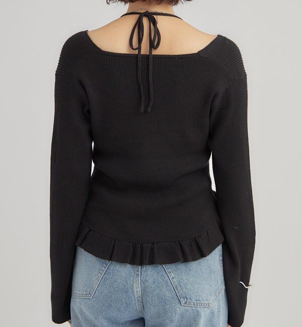  「ペプラムレイヤードニット」|ニット・セーター|