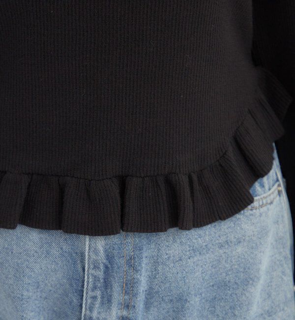  「ペプラムレイヤードニット」|ニット・セーター|