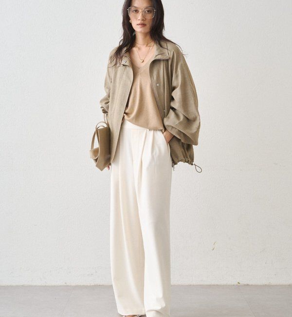  「メランジギマスタンドブルゾン」|ブルゾン・スタジャン|