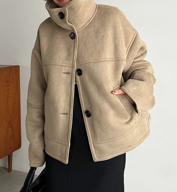  「スエードボアミドルコート」|その他|