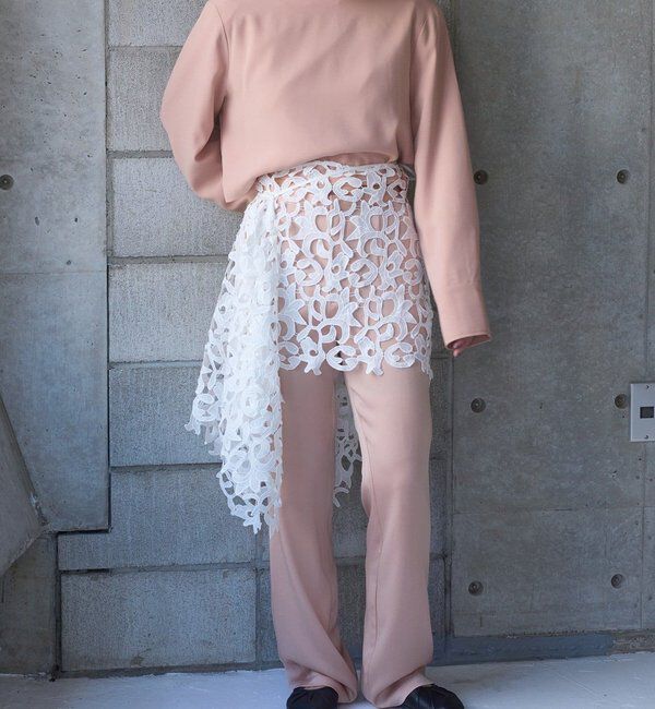  「Pasterip lace multi-way scarf」|バンダナ・スカーフ|