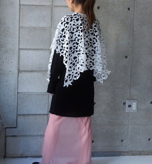  「Pasterip lace multi-way scarf」|バンダナ・スカーフ|