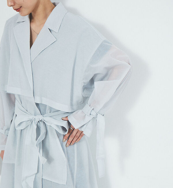 Rouge vif「シアーライトコート」|トレンチコート|