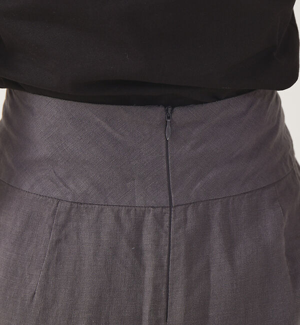 Rouge vif「【セットアップ対応】麻製品染マキシスカート」|スカート|