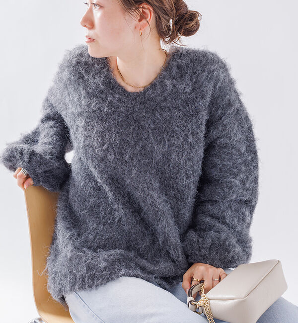 Rouge vif「シャギー ニットプルオーバー◆」|ニット・セーター|