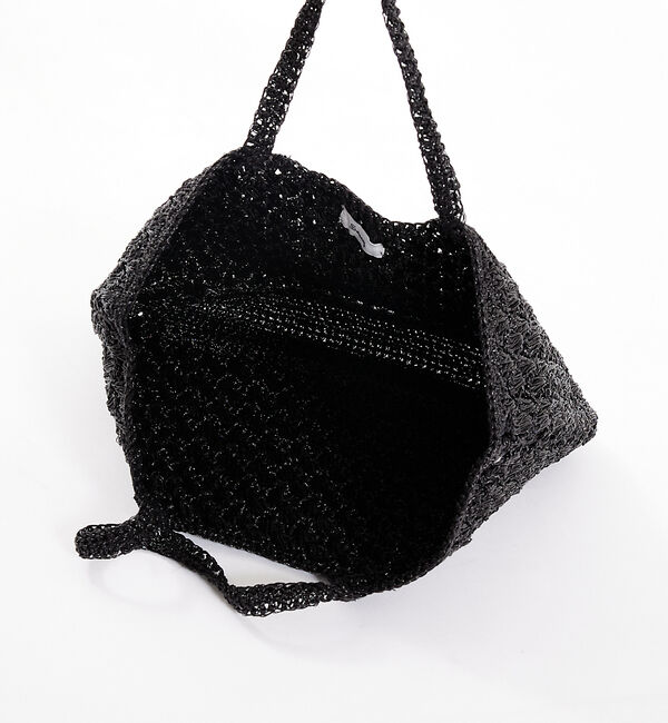 Rouge vif「【Swaraj/スワラージ】マクラメメタリックバッグ / ハンドバッグ / ハン」|ハンドバッグ|