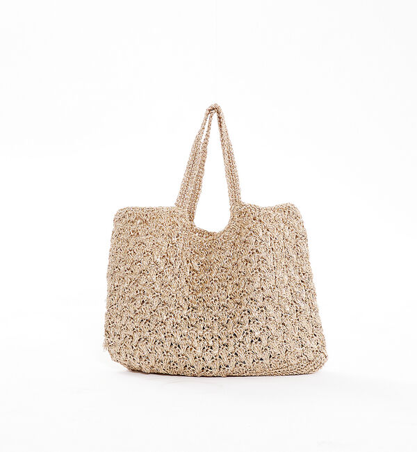 Rouge vif「【Swaraj/スワラージ】マクラメメタリックバッグ / ハンドバッグ / ハン」|ハンドバッグ|